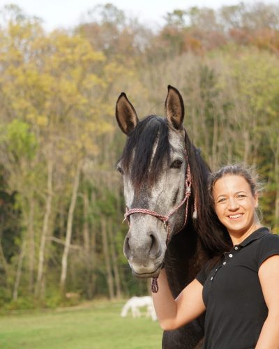 Lisa Marholt mit ihrem Pferd